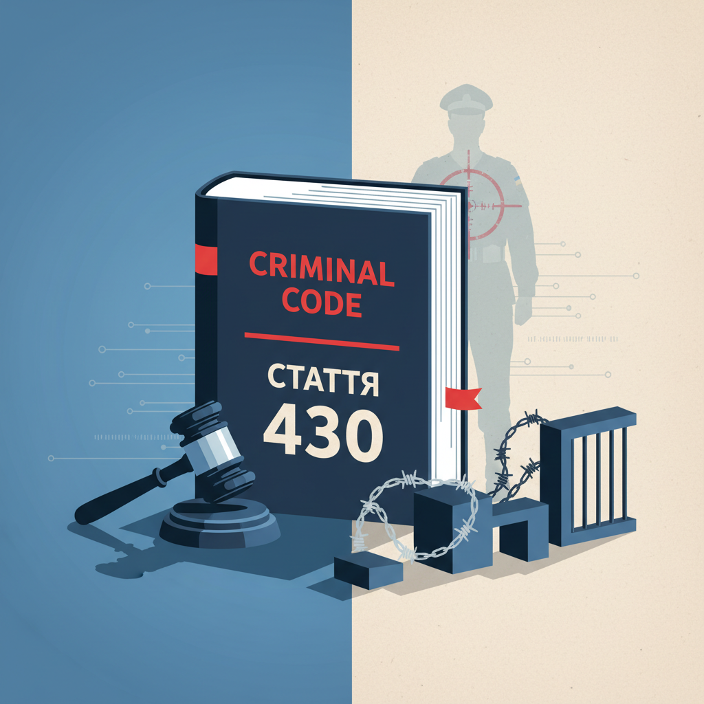 Що каже Кримінальний кодекс: стаття і санкції — иллюстрация к статье «що буде за сзч у військовий час?»
