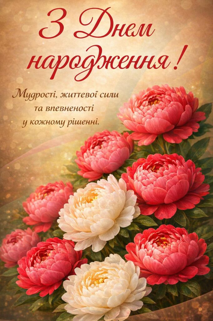 З днем народження жінці мудрі привітання
